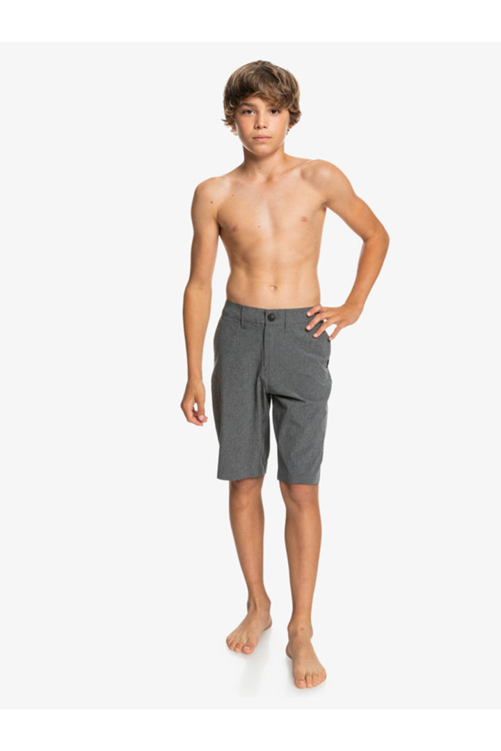 Quiksilver Union Heather 19" Amphibian Shorts - Black