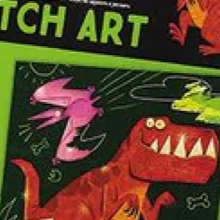 Crocodile Creek Sparkle Scratch Art - Dinosaurs