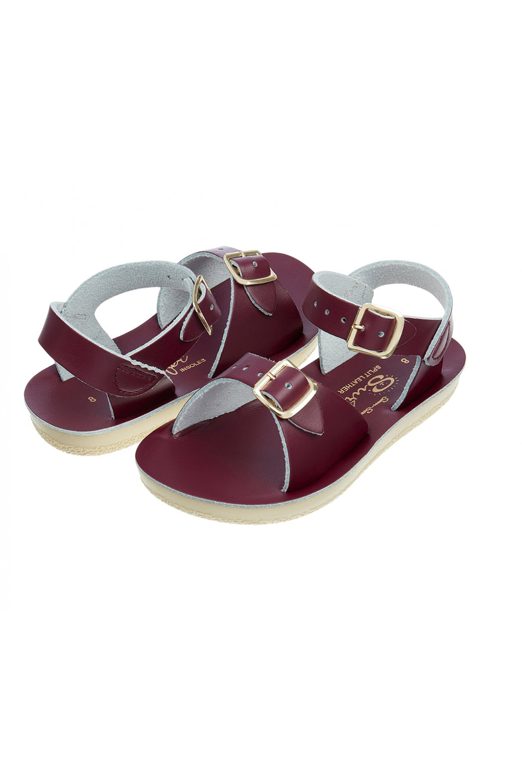 Hoy Shoes Salt Water Sandals - Surfer Claret