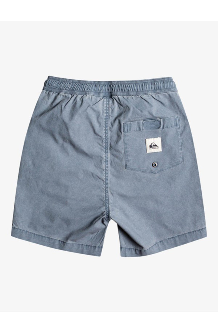 Quiksilver Boys Taxer 15" Elastic Waist Shorts - Blue Mirage