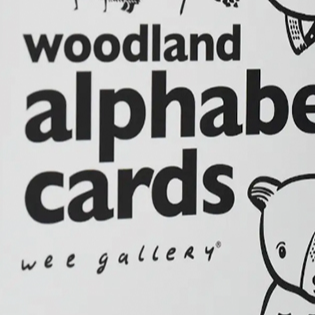 Wee Gallery Woodland Alphabet Cards