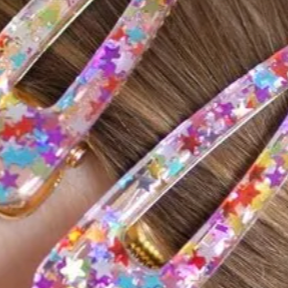 Great Pretenders Boutique Gel Sparkly Hair Clips