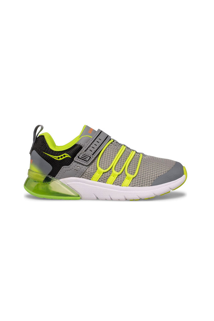 Saucony Flash Glow 2.0 Sneaker - Grey/Lime