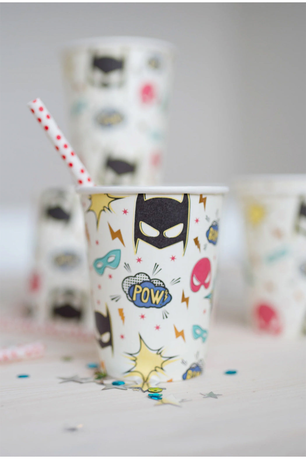Great Pretenders Superhero Paper Cups - Set Of 8