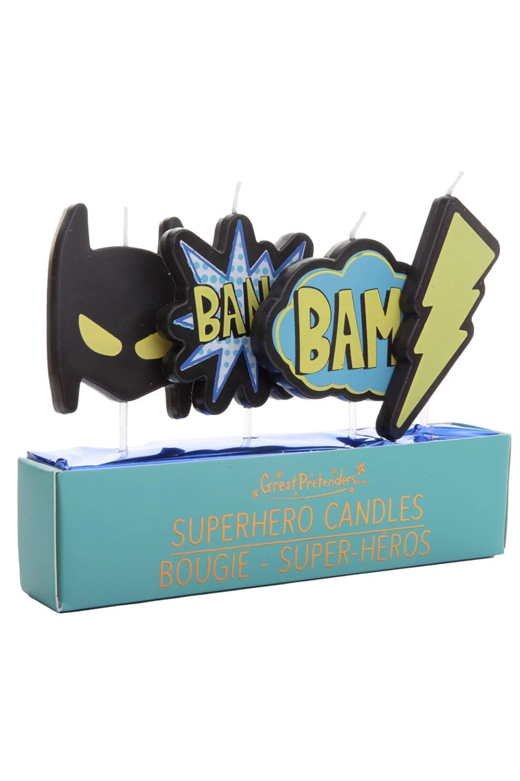 Great Pretenders Superhero Theme Candles