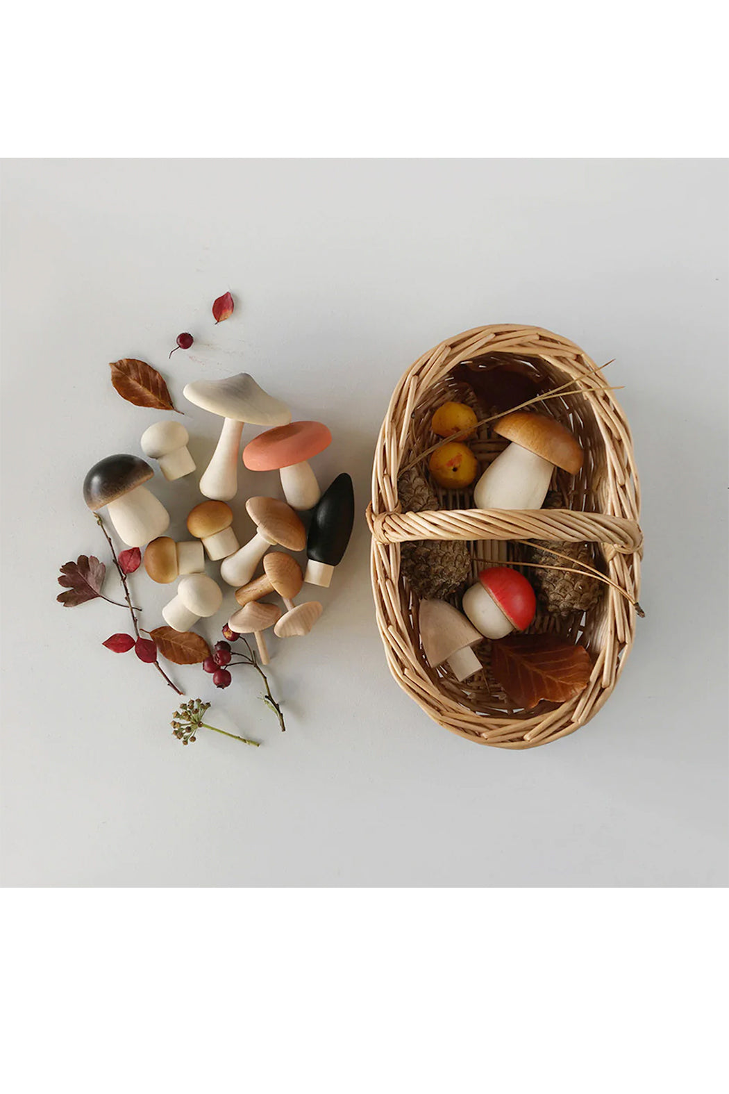 Moon Picnic Forest Mushrooms Basket Set