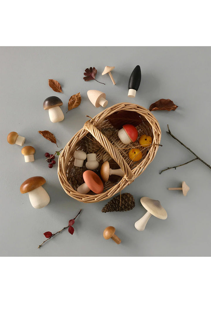 Moon Picnic Forest Mushrooms Basket Set