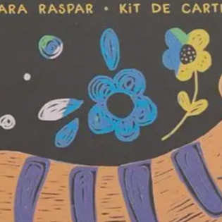 Ooly Mini Scratch & Scribble Art Kit: Jungle Fun