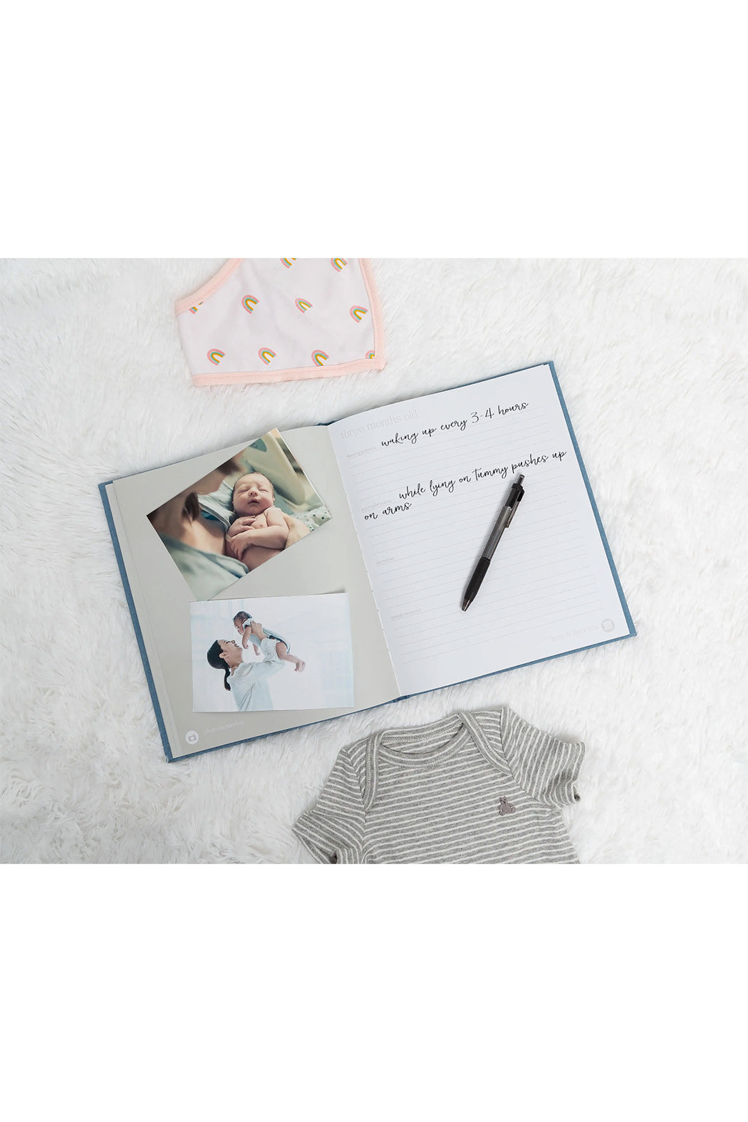 Pearhead Baby Memory Book With Clean-Touch Ink Pad