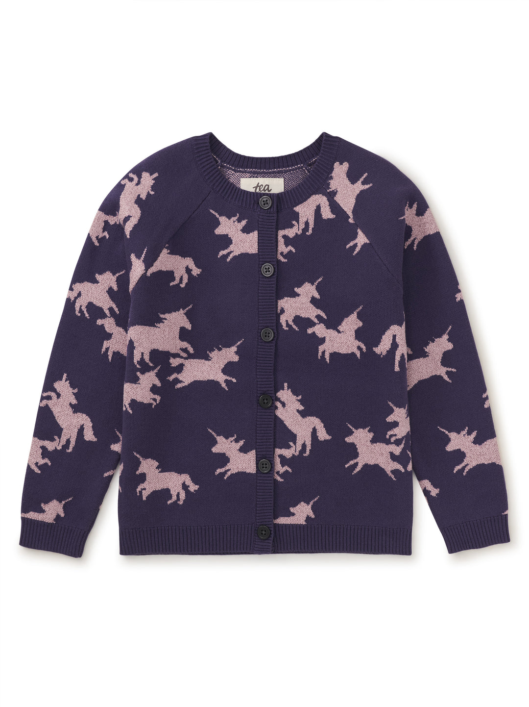 Tea Collection Unicorn Cardigan - Unicorn Frolic