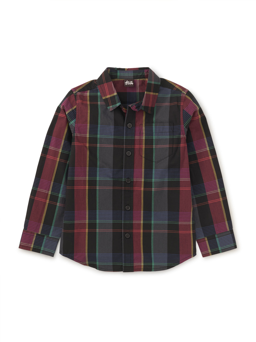 Tea Collection Plaid Button Up Shirt - Family Plaid