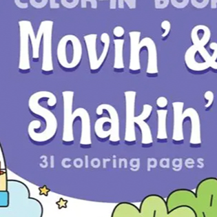 Ooly Movin' & Shakin' Coloring Book