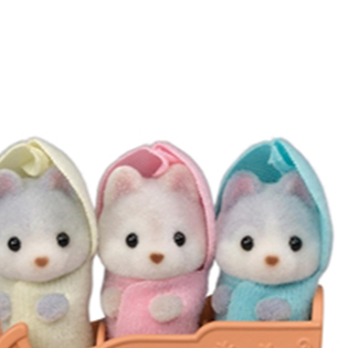 Calico Critters Husky Family