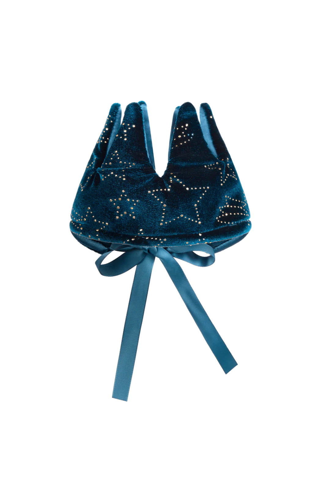 Mimi & Lula Enchanted Velvet Starry Crown - Teal