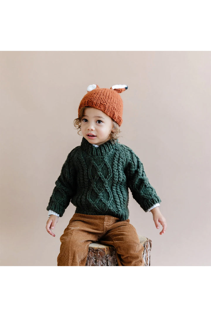 Blueberry Hill Rusty Fox Knit Hat - Cinnamon