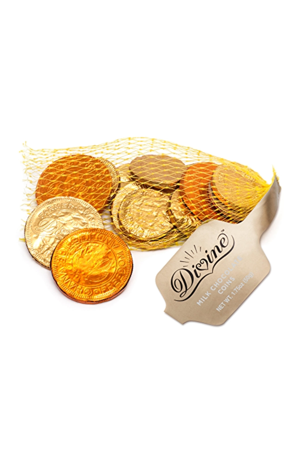 Nassau Candy Divine Milk Chocolate Coins