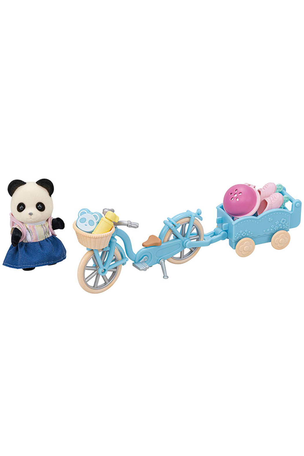 Calico Critters Cycle & Skate Set - Panda Girl