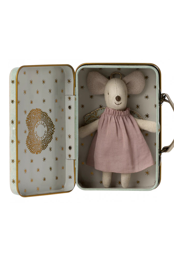 Maileg Angel Mouse In Suitcase