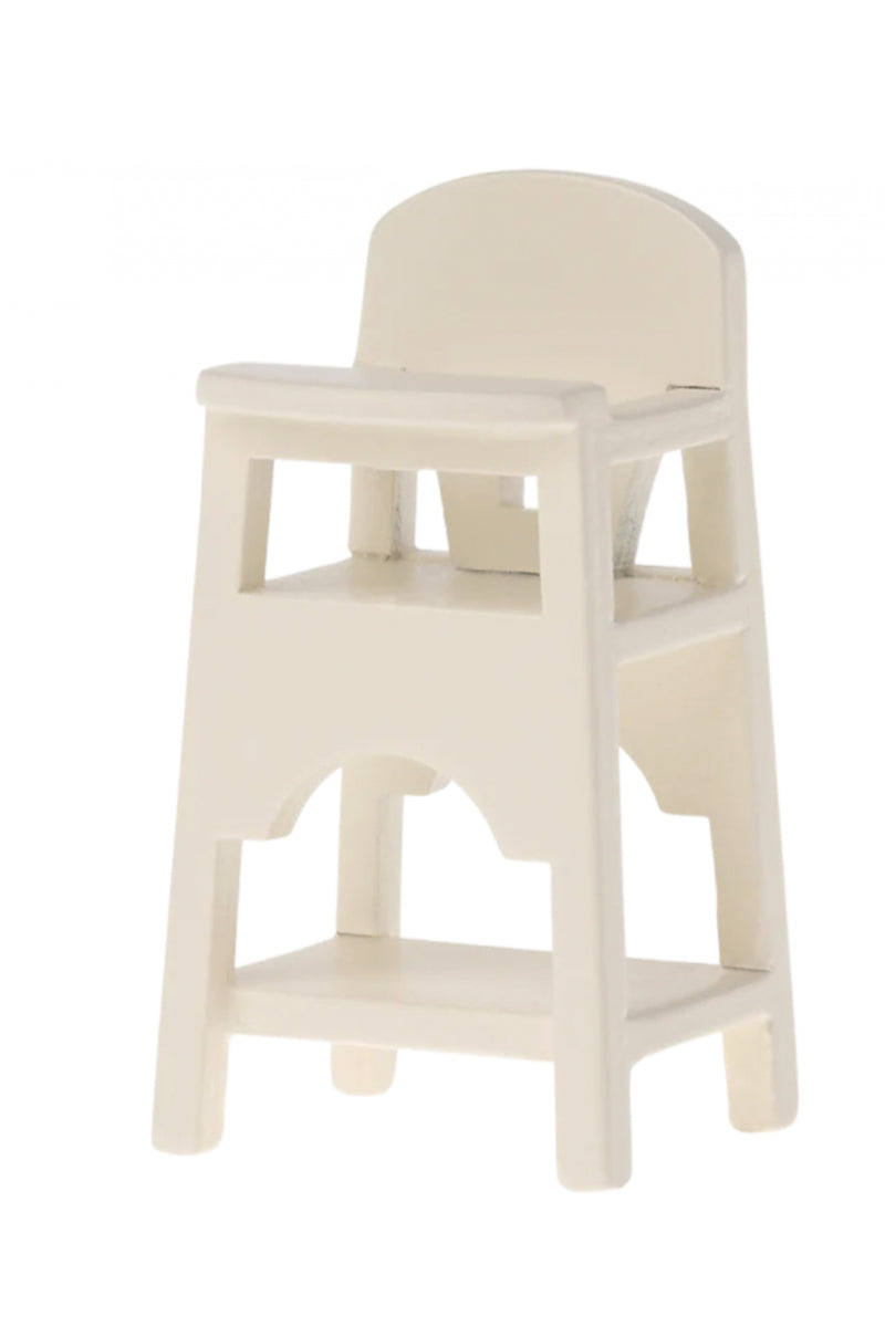 Maileg High Chair, Mouse - Off White
