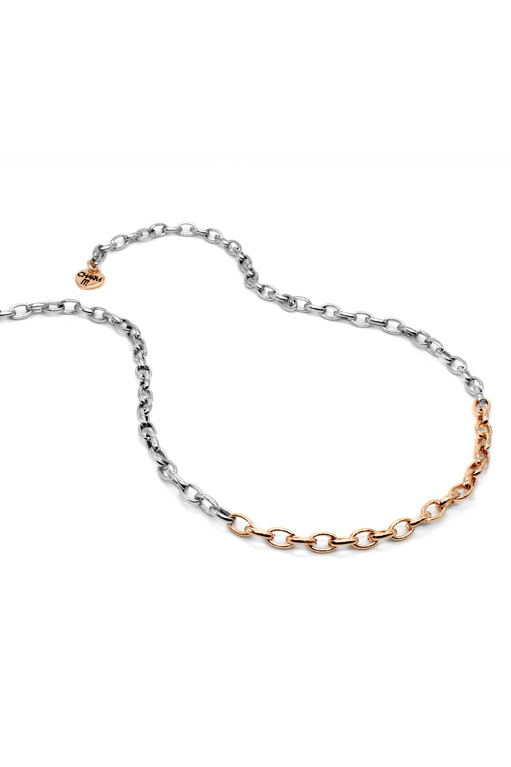 Charm It Two Tone Chain Necklace