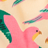 Tea Collection Ruffle Neck Baby Dress - Parrot Polka