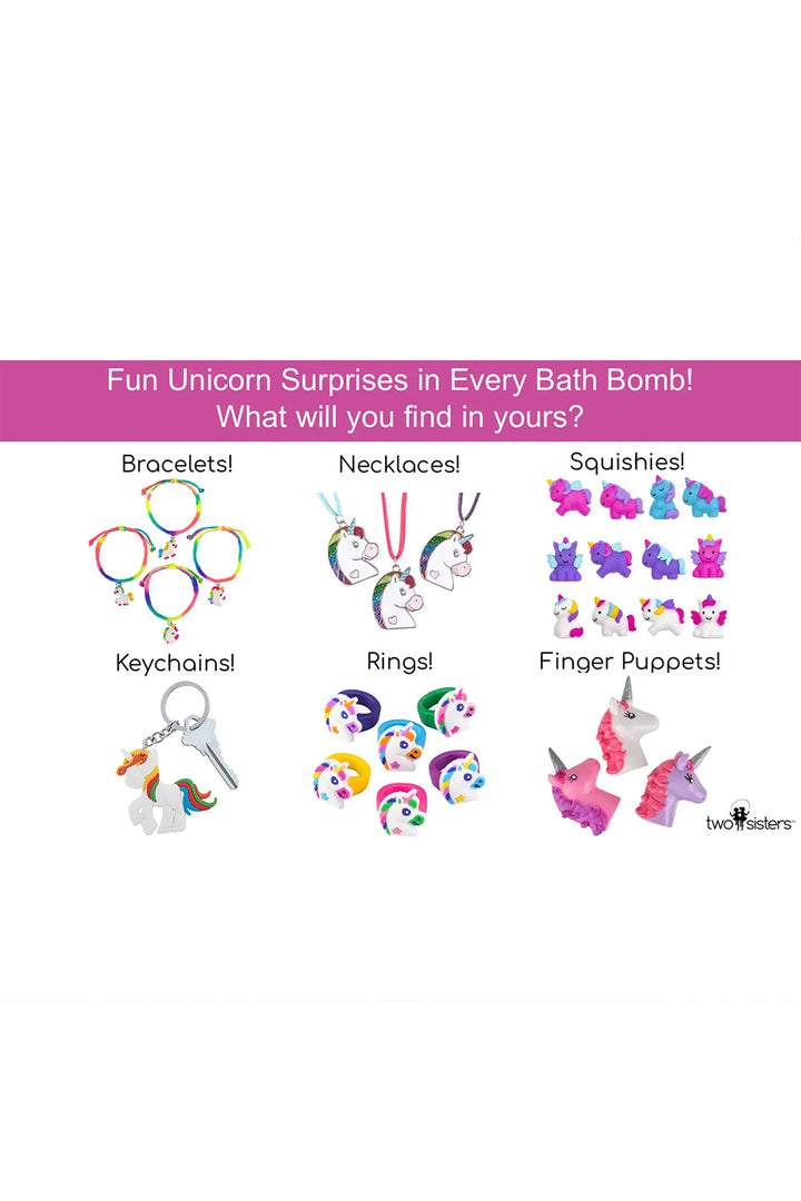 Two Sisters Spa Unicorn Surprises Bubble Bomb