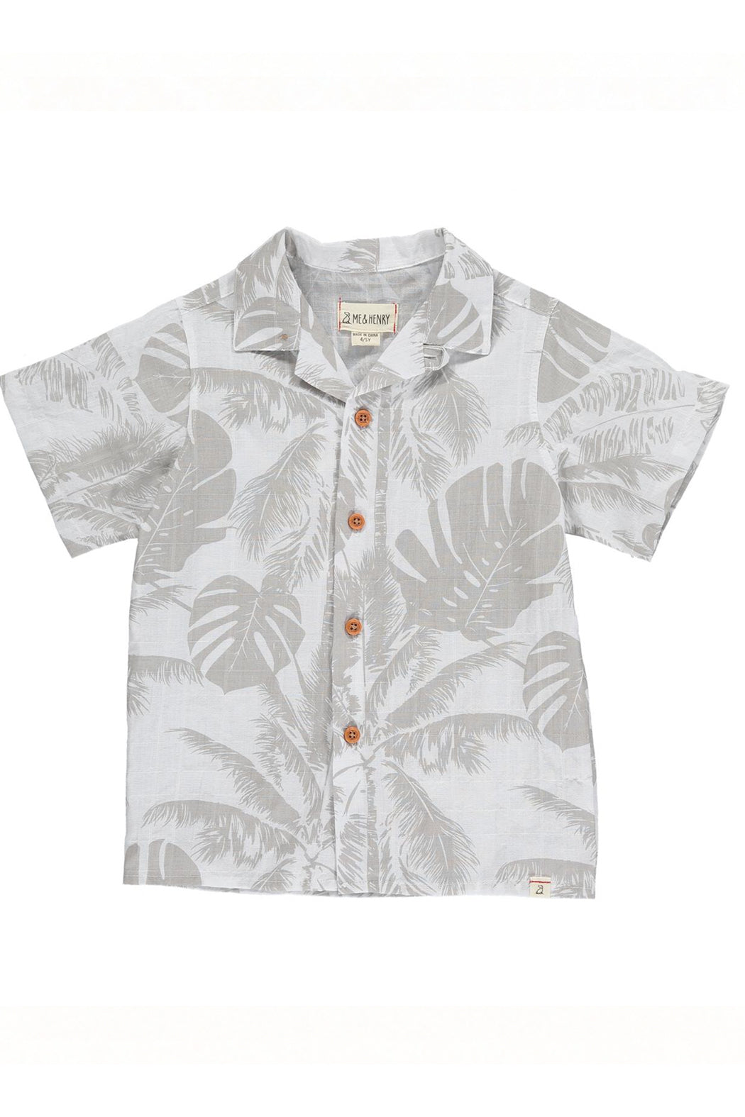 Me & Henry Maui Woven Print Shirt