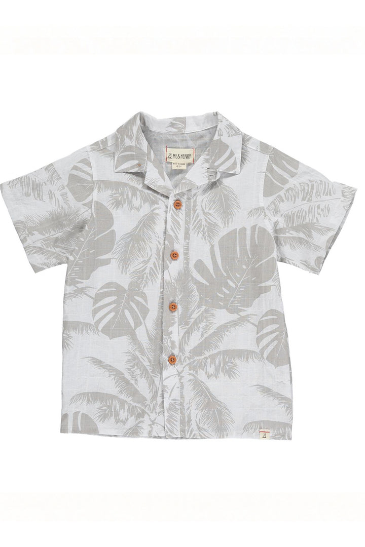 Me & Henry Maui Woven Print Shirt