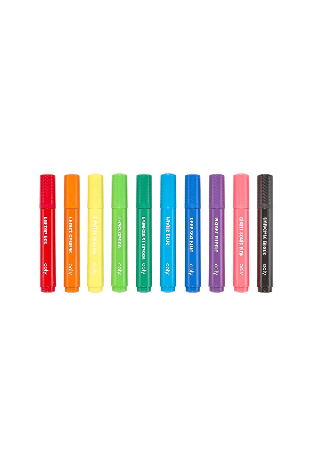 Ooly Big Bright Brush Markers - Set of 10