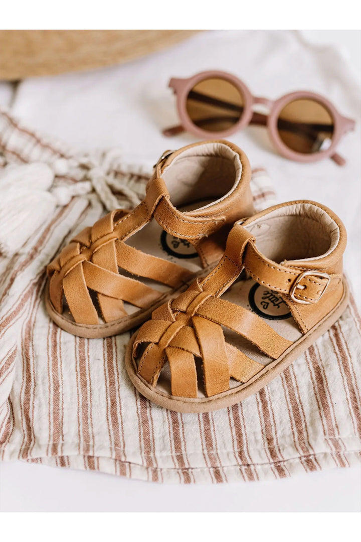 Little Love Bug Closed Toe Sandal - Desert Sand