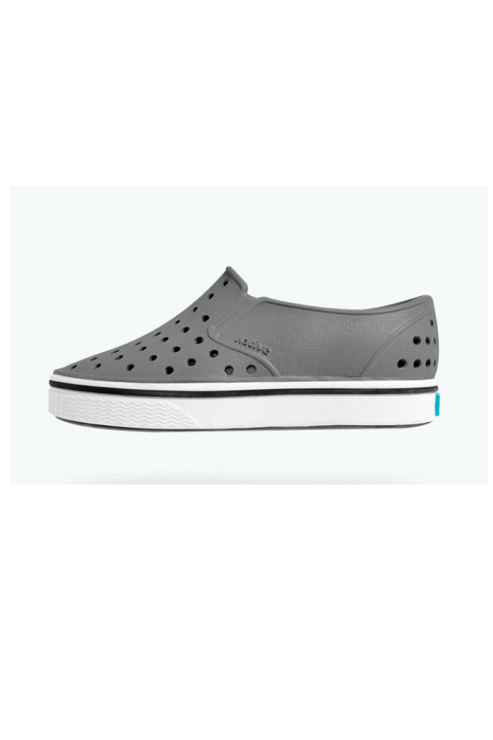 Native Miles Big Kid Shoes - Dublin Grey/Shell White