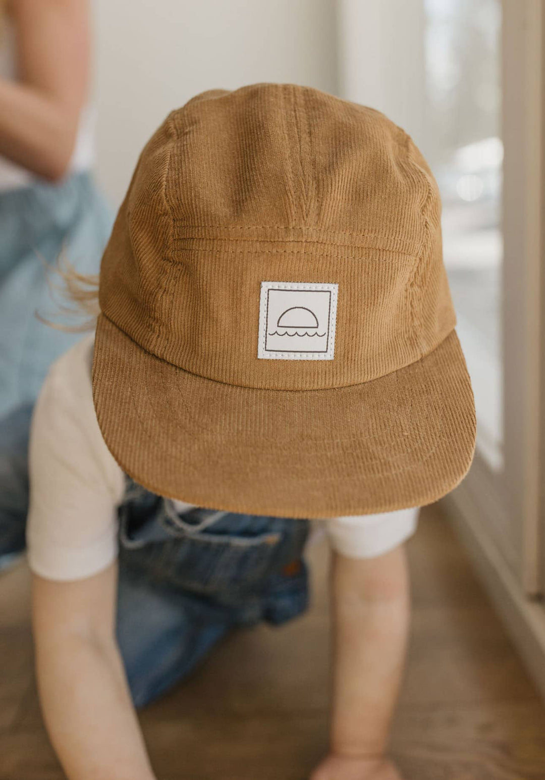 Hey August Corduroy Five Panel Hat - Canyon