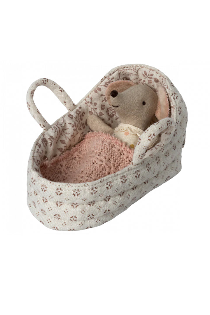 Maileg Carry Cot For Baby Mouse
