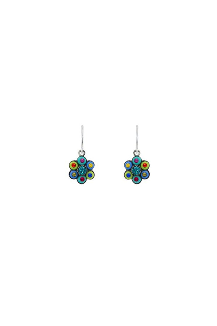 Firefly Botanical Flower Earrings - Multicolor