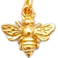 Bronwen Honey Bee Earrings