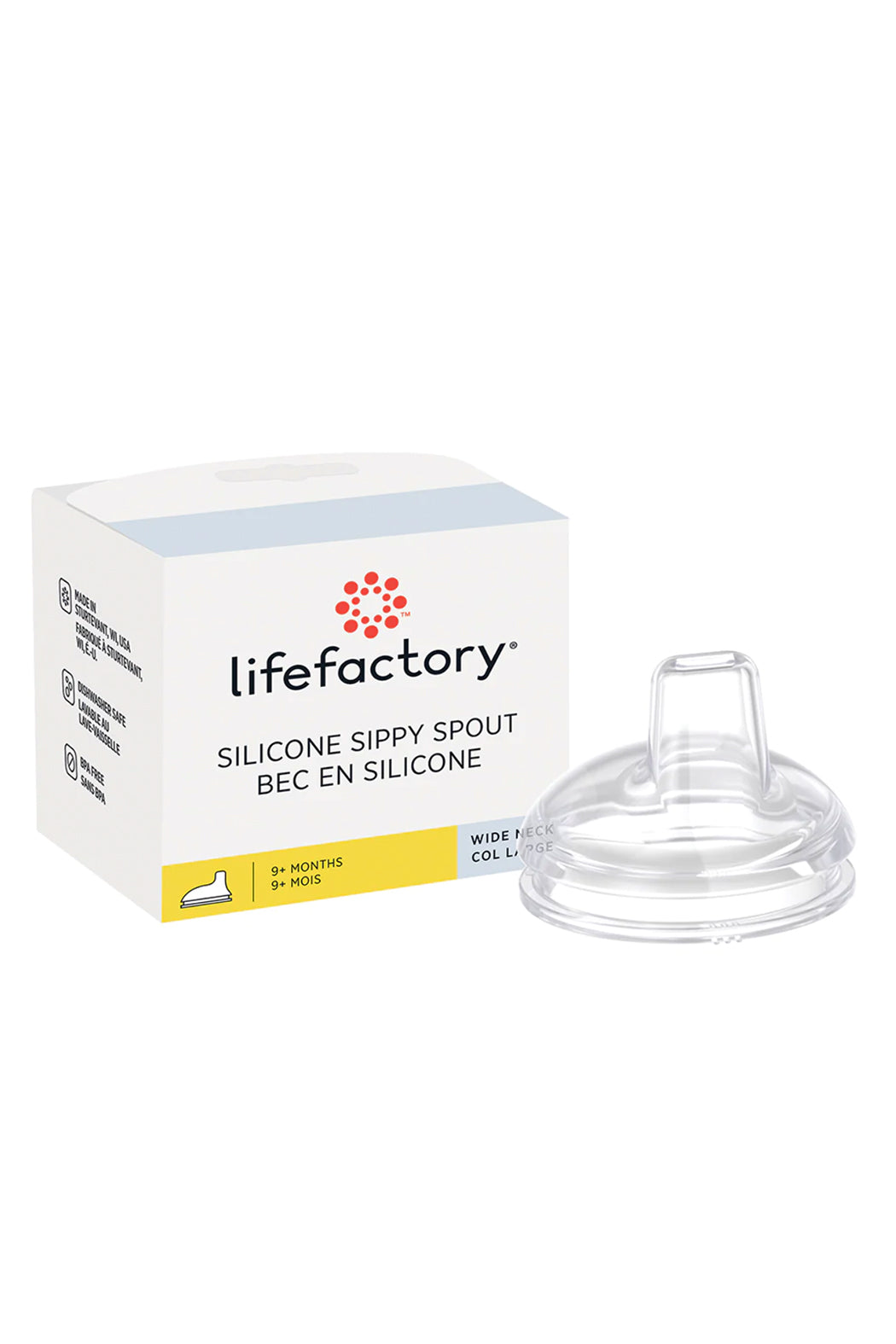 Lifefactory Silicone Sippy Spout - Wide Neck