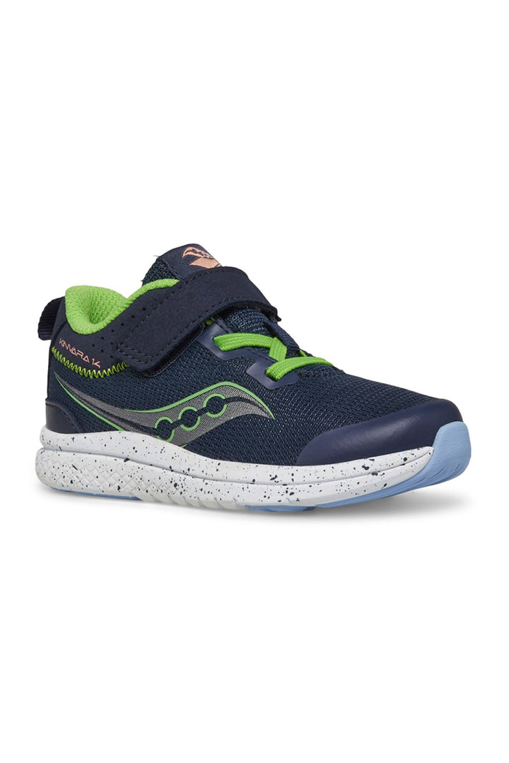 Saucony Kinvara 14 A/C Jr Sneaker - Navy/Green