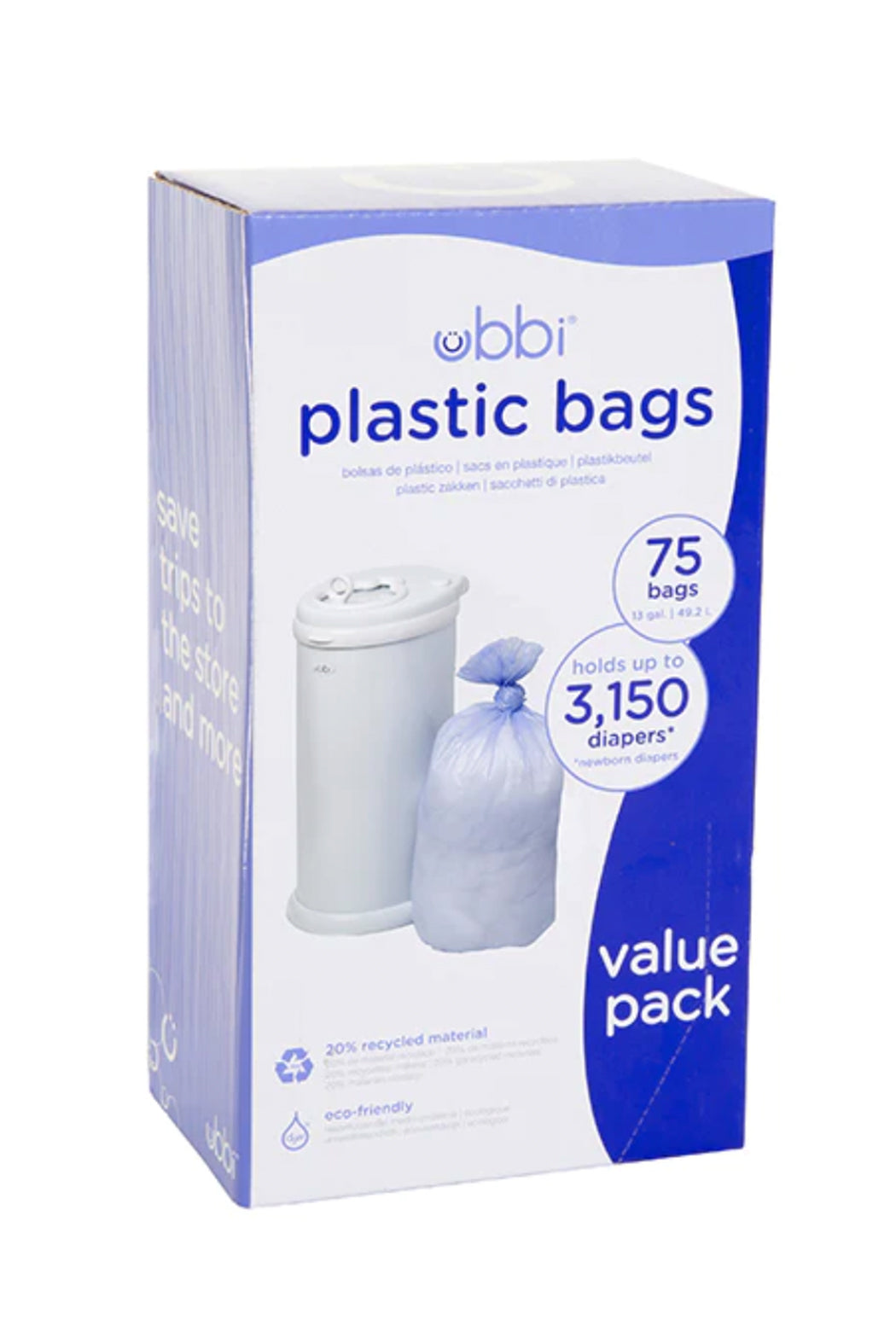 Ubbi Triple Pack Plastic Bags - 75