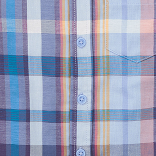 Tea Collection Button UP Short - Kalmar Plaid