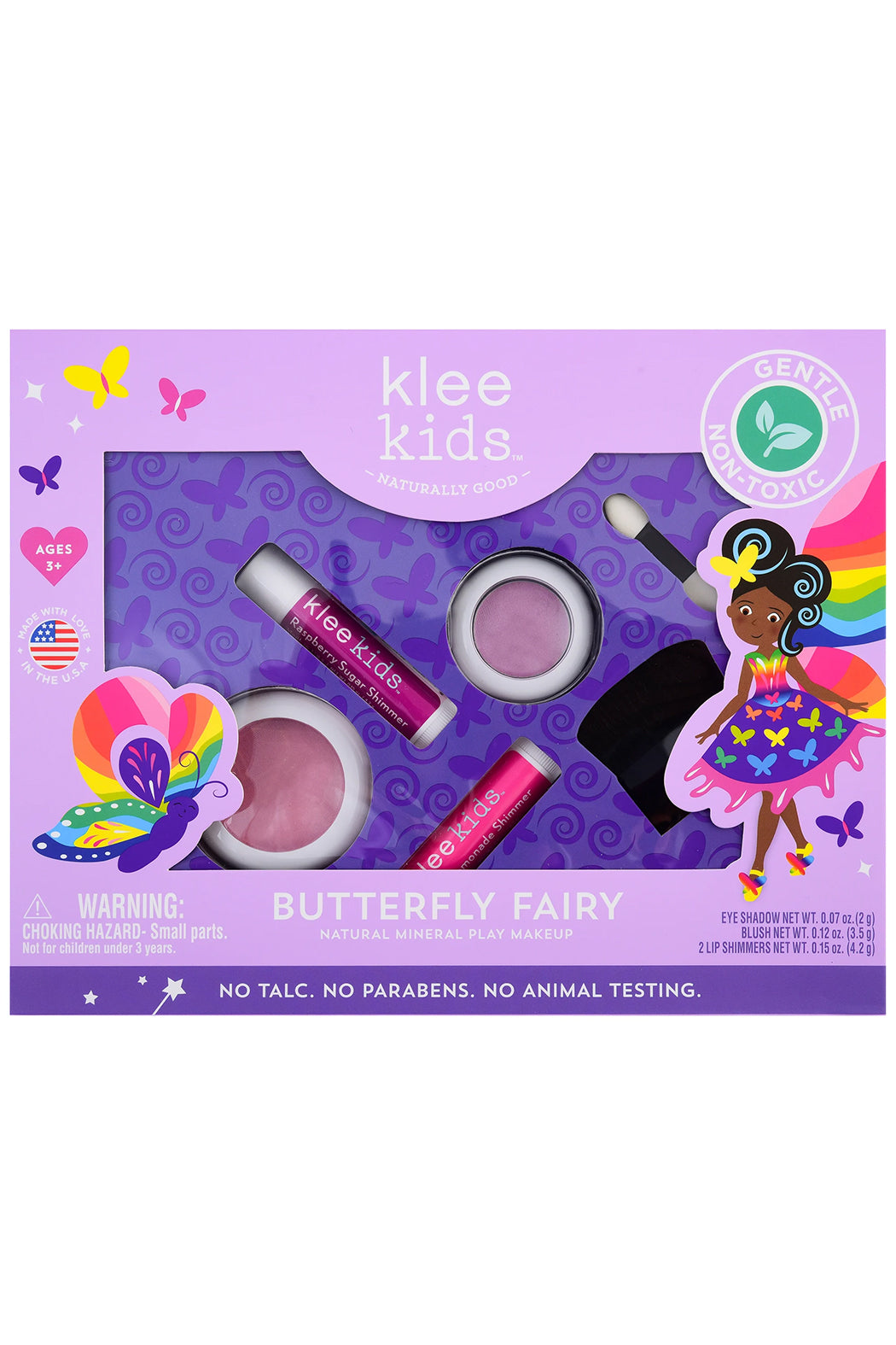 Klee Kids Butterfly Fairy Natural Mineral Play Makeup
