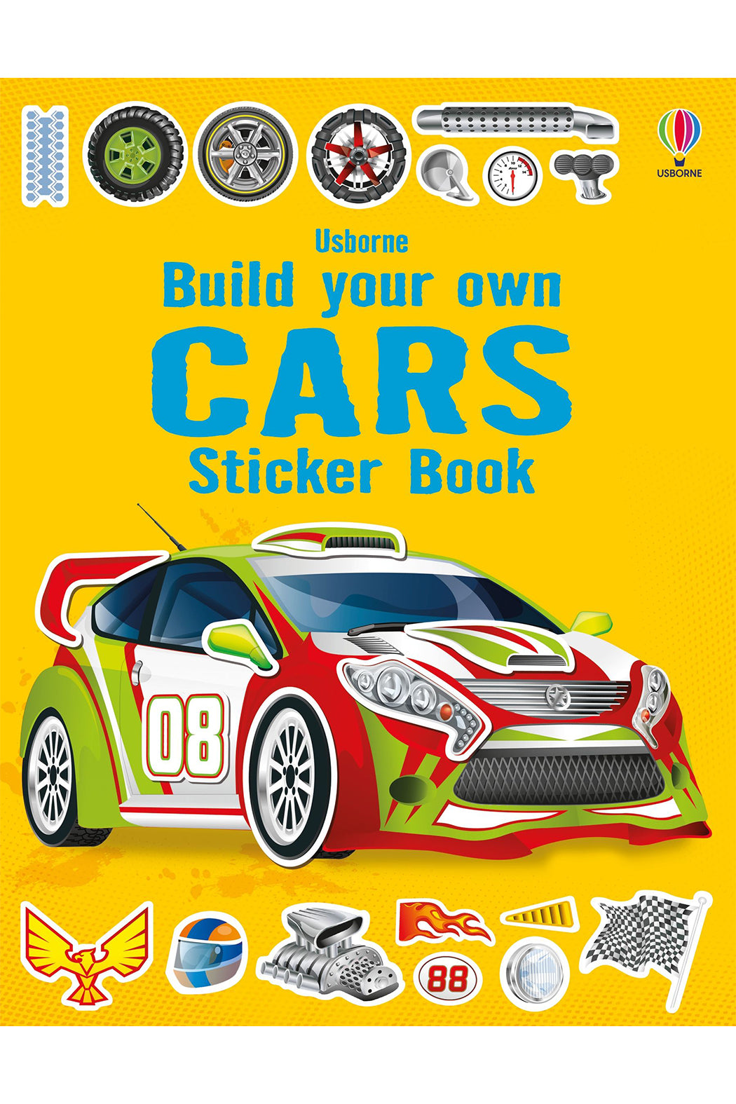 Usborne Build Your Own Cars Sticker Book