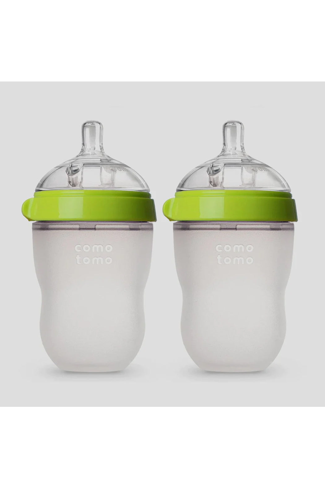 Comotomo Baby Bottle Double Pack - 8 oz - Green
