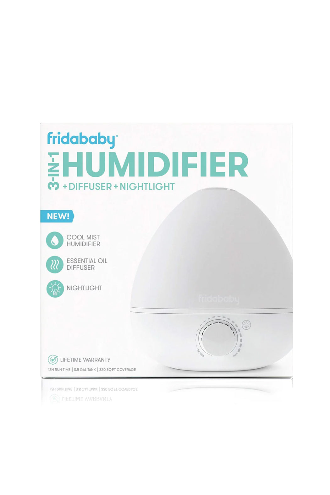 Fridababy BreatheFrida - The 3-IN-1 Humidifier, Diffuser + Nightlight