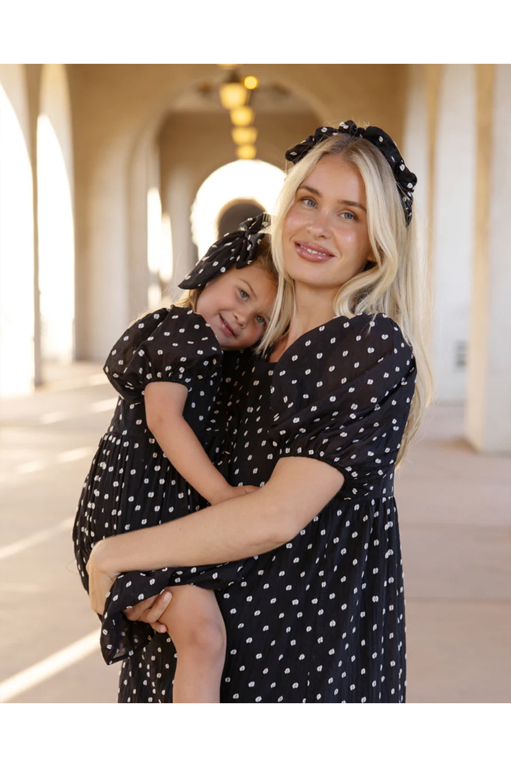 Noralee Women's Claire Dress - Black & Ivory Dot – Hopscotch Kids OR