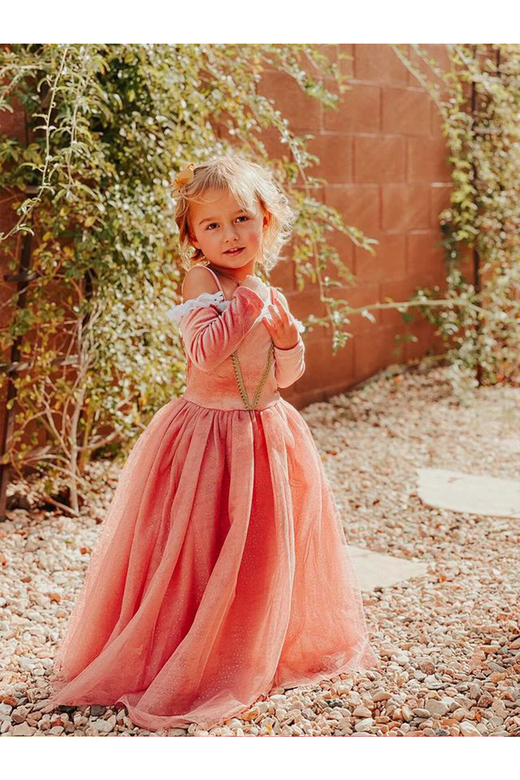 joy princess dresses The Enchanted Rose Princess Dress XS (2-3years)