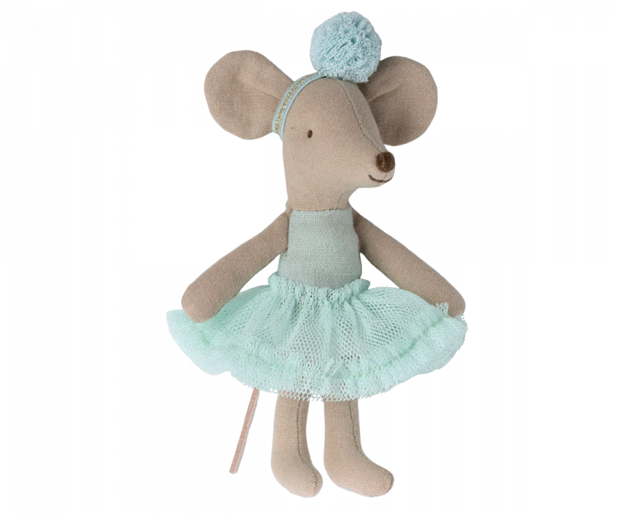 Maileg Ballerina Mouse Little Sister - Mint