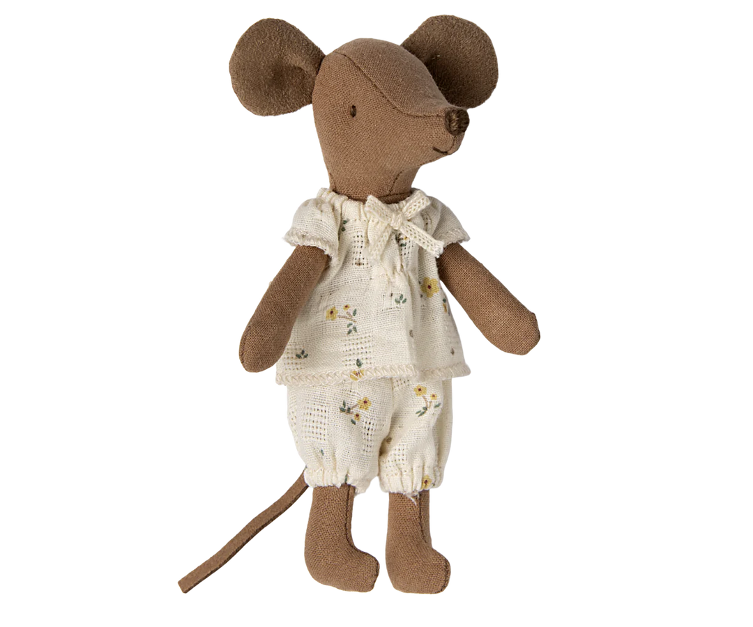 Maileg Big Sister Mouse In Matchbox - Pyjamas