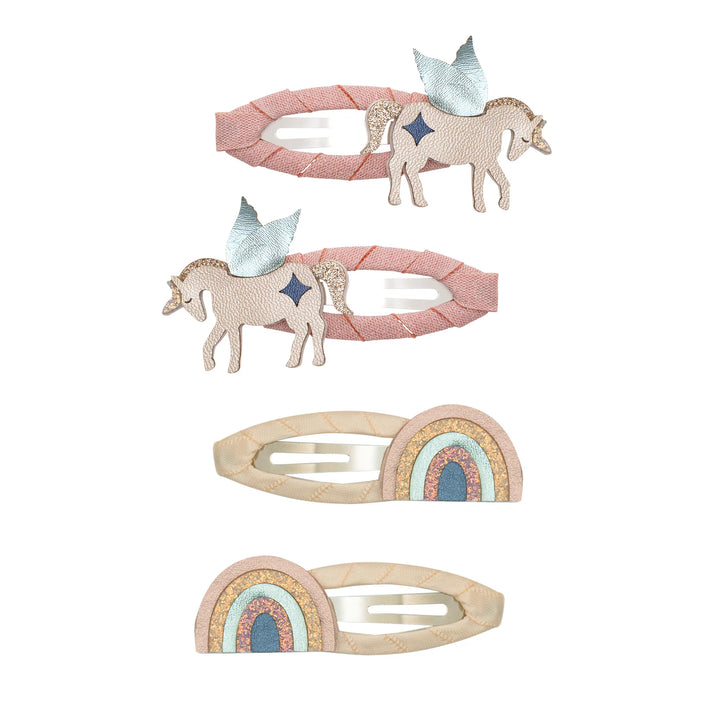 Mimi & Lula Winged Unicorn & Rainbow Clic Clacs