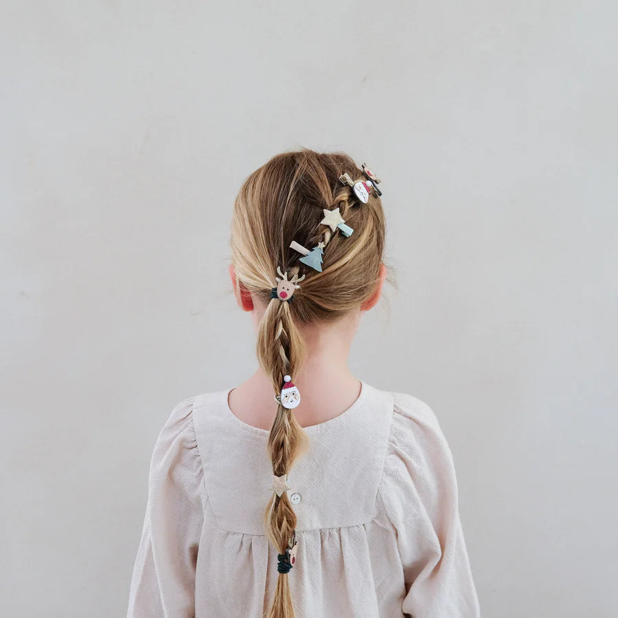 Mimi & Lula Santa & Rudolph Mini Clips