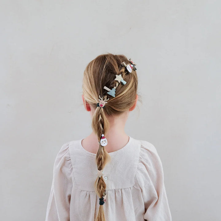 Mimi & Lula Santa & Rudolph Mini Clips